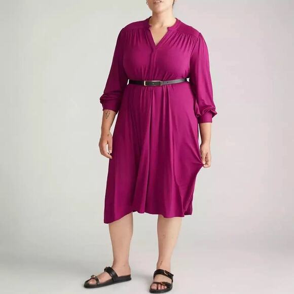 Universal Standard Dresses & Skirts - Universal Standard Gramercy Liquid Jersey Midi Dress Large Purple Casual